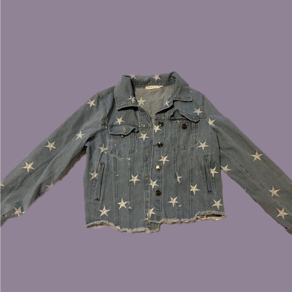 Jean jacket with stars